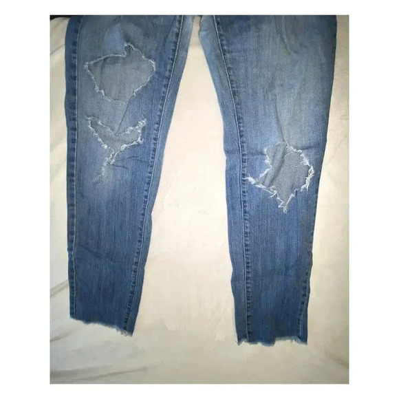 Carmar Womens Distressed Raw Hem Straight Leg Jean Size 25 - Picture 7 of 7